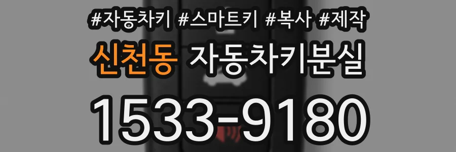 신천동 자동차키분실