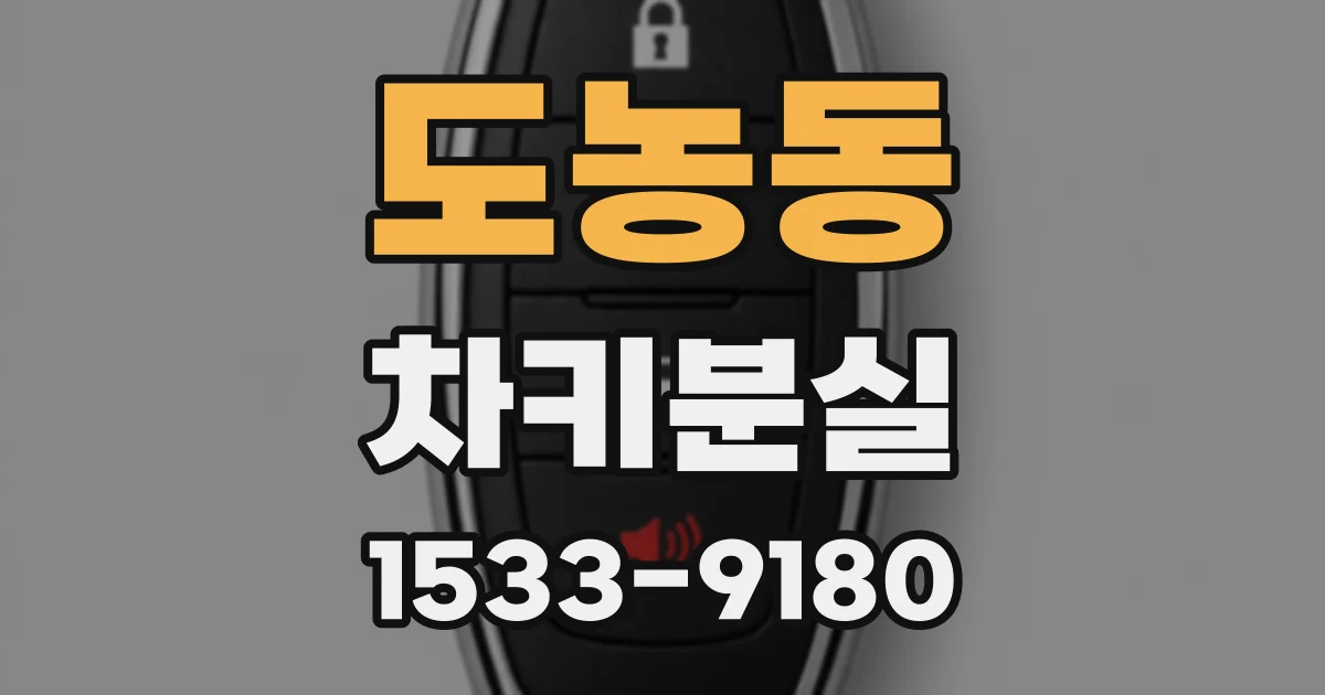 도농동 차키분실