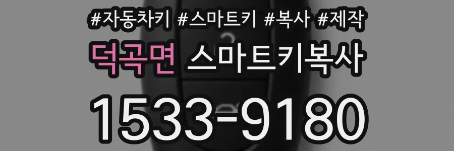 덕곡면 스마트키복사