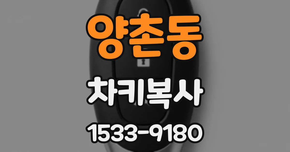 양촌동 차키복사