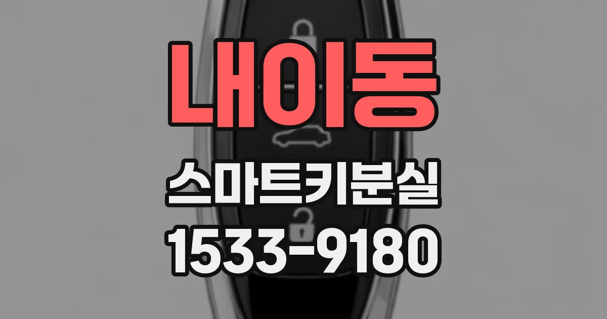 내이동 스마트키분실