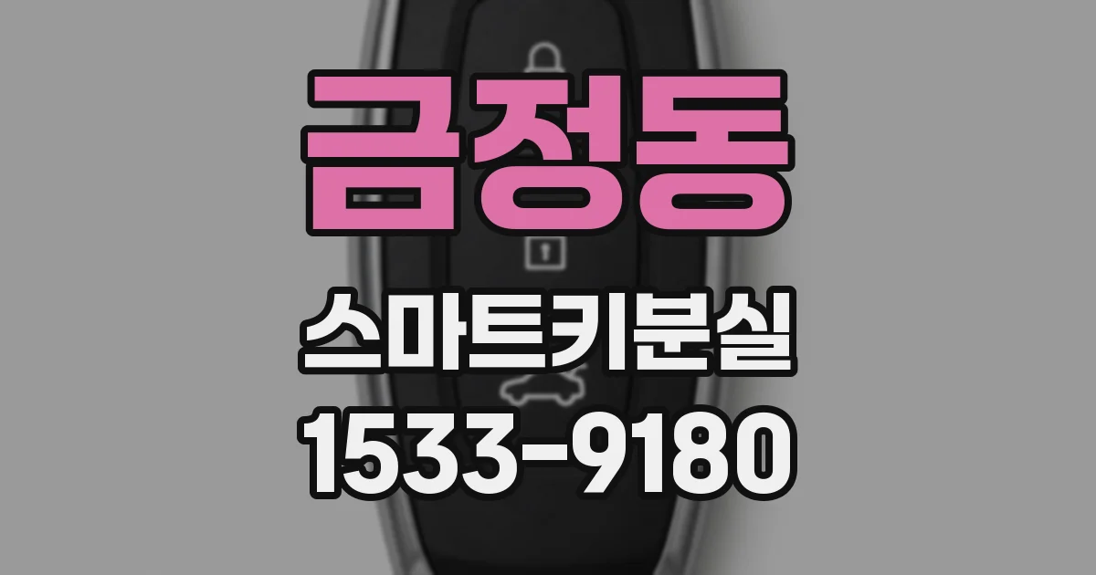 금정동 스마트키분실