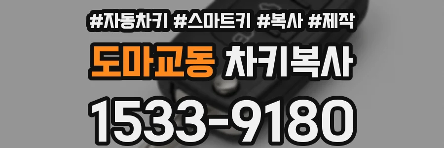 도마교동 차키복사