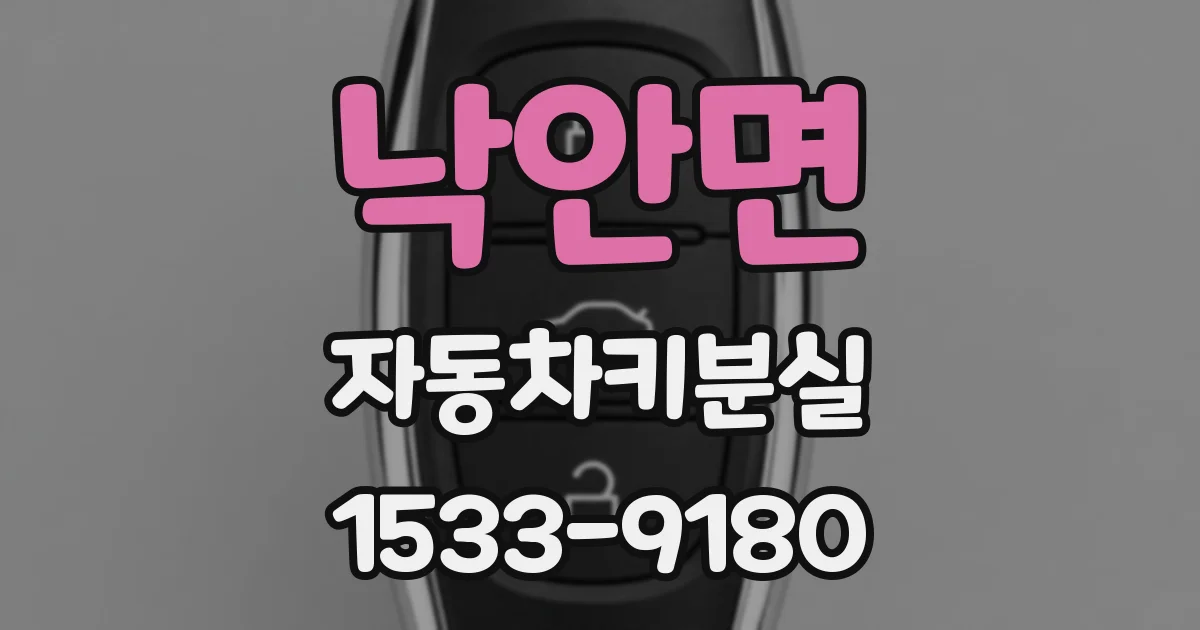 낙안면 자동차키분실