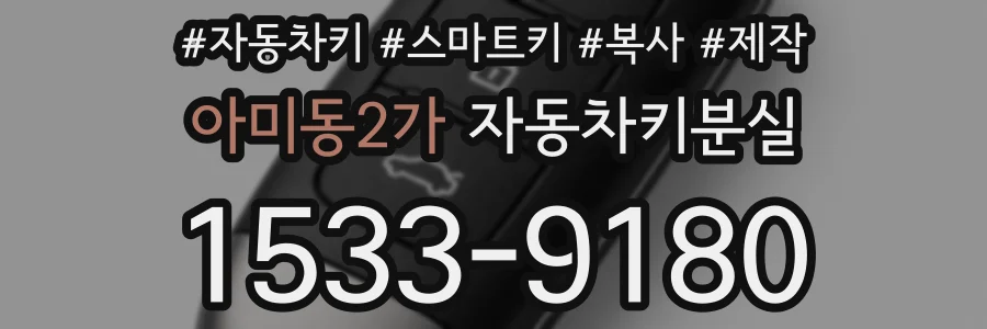 아미동2가 자동차키분실