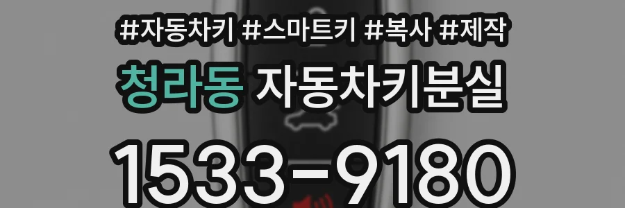 청라동 자동차키분실