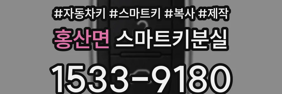 홍산면 스마트키분실