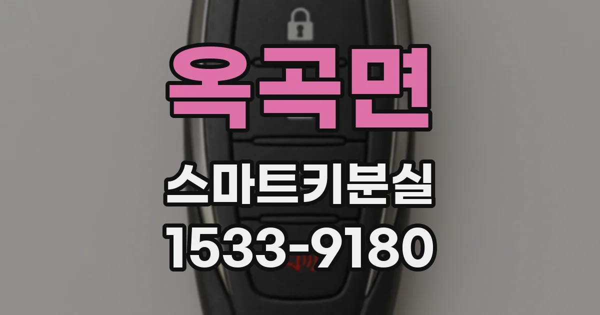 옥곡면 스마트키분실
