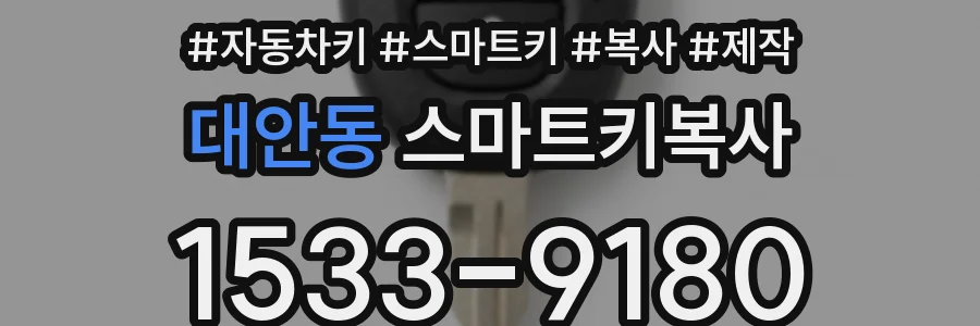 대안동 스마트키복사