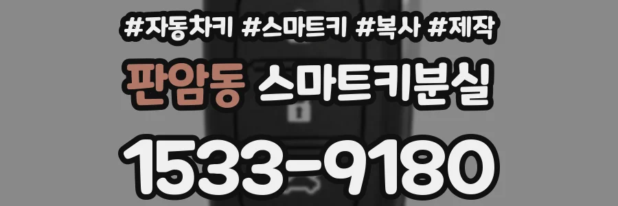 판암동 스마트키분실