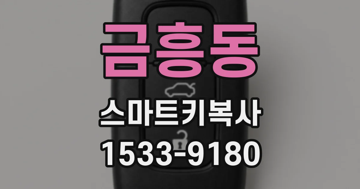 금흥동 스마트키복사