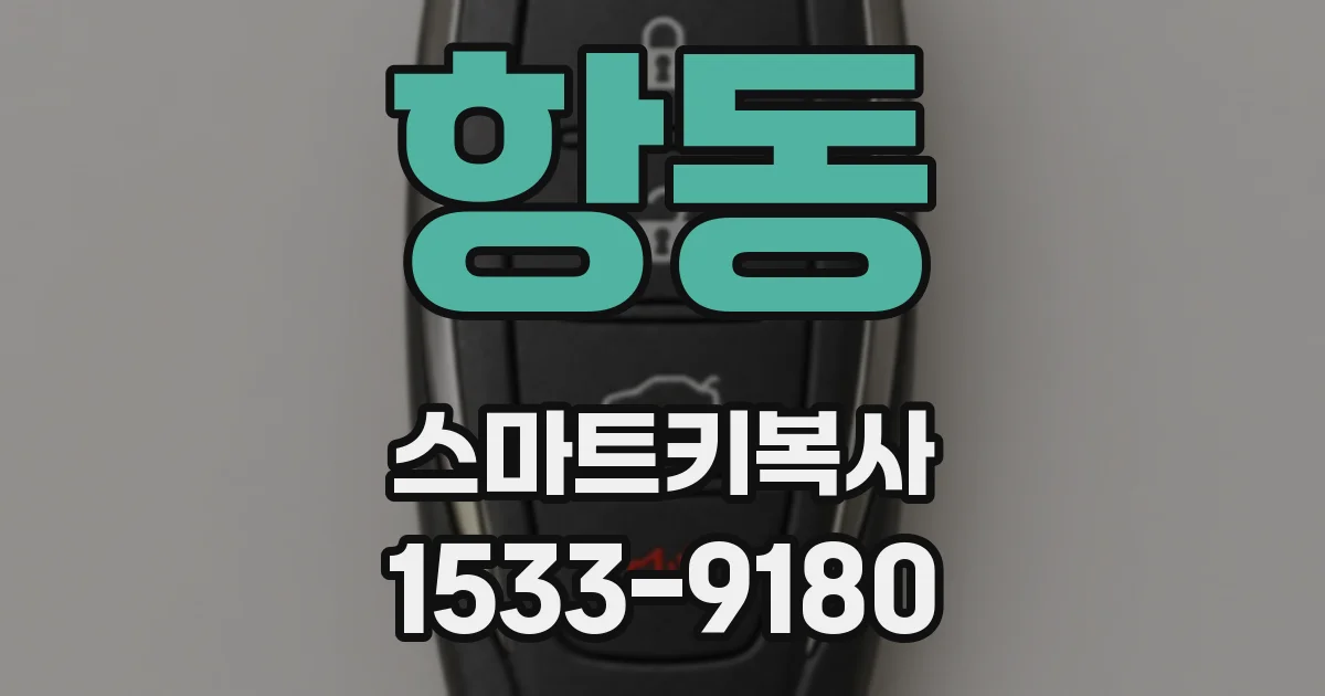 항동 스마트키복사