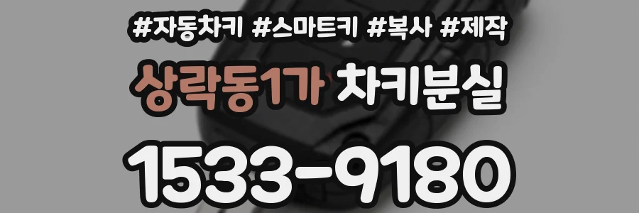 상락동1가 차키분실