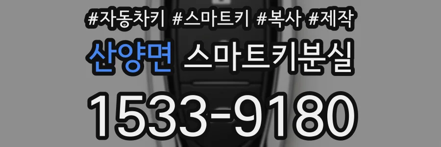 산양면 스마트키분실
