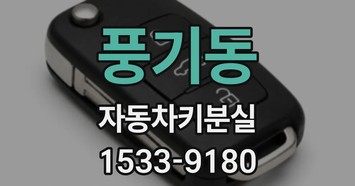 풍기동 자동차키분실