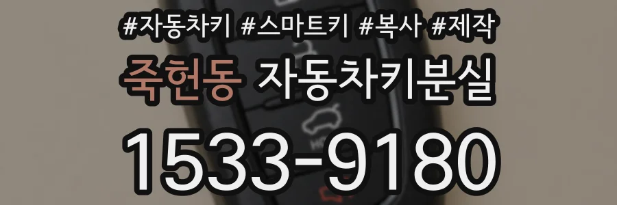 죽헌동 자동차키분실