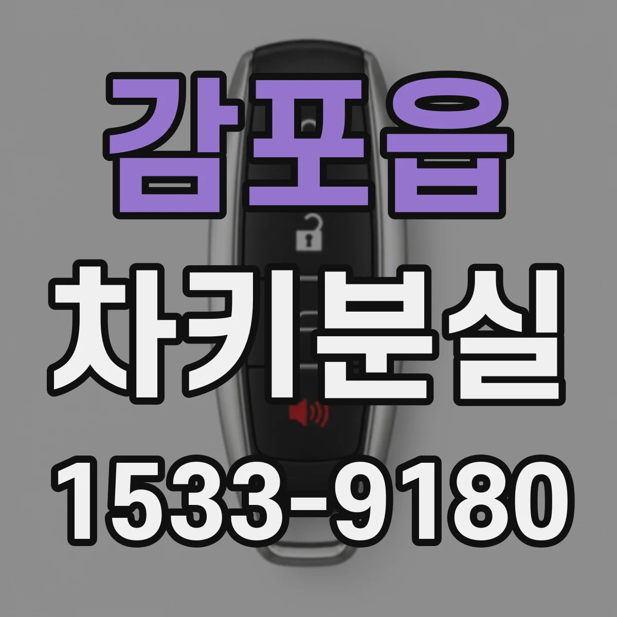 감포읍 차키분실