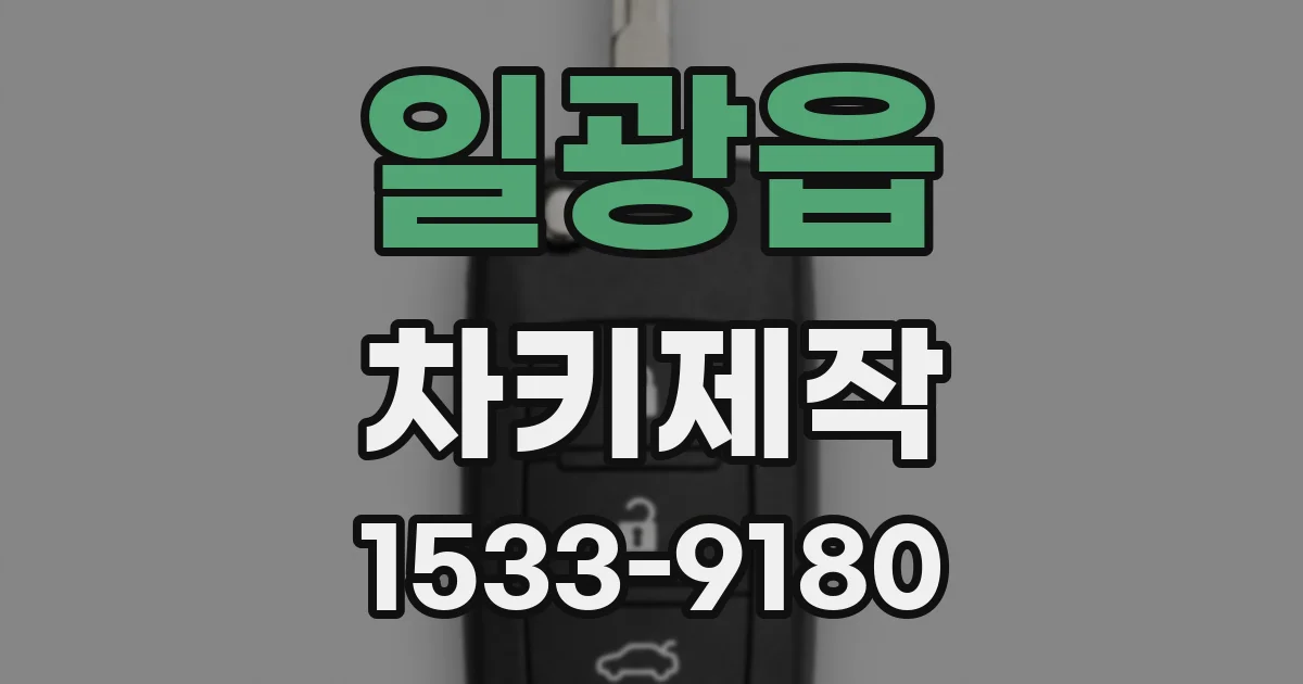 일광읍 차키제작