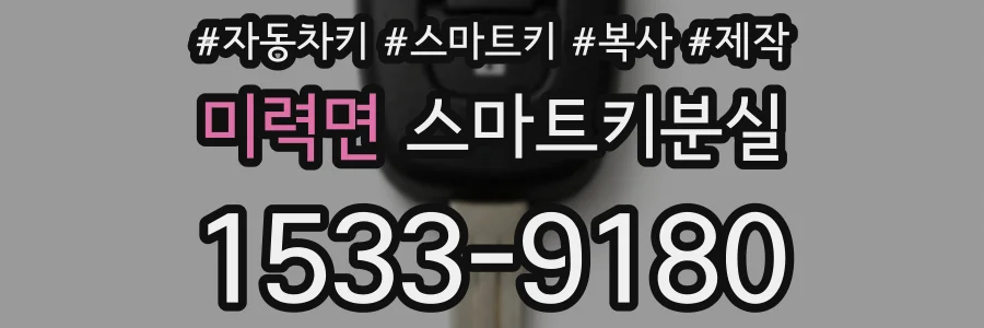 미력면 스마트키분실