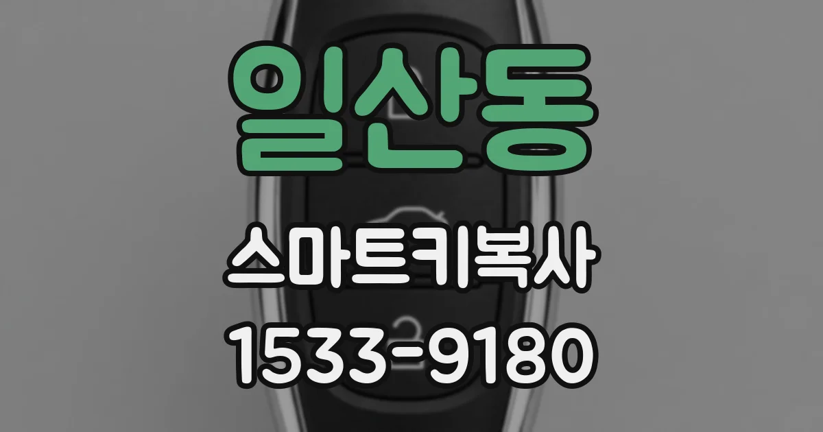 일산동 스마트키복사