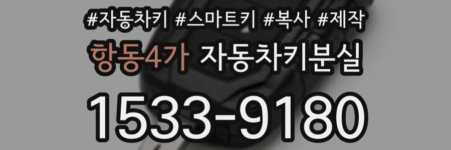 항동4가 자동차키분실