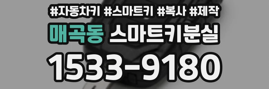 매곡동 스마트키분실