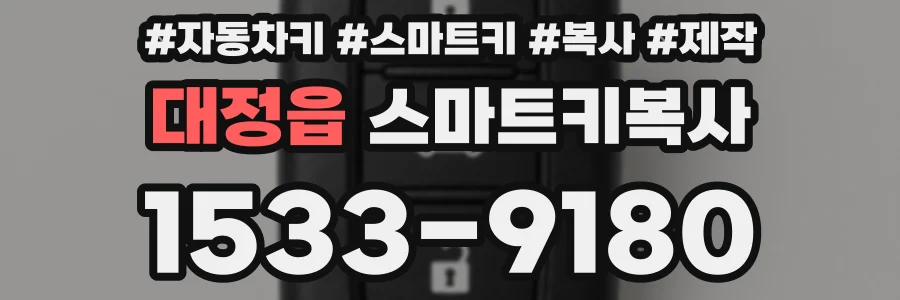 대정읍 스마트키복사