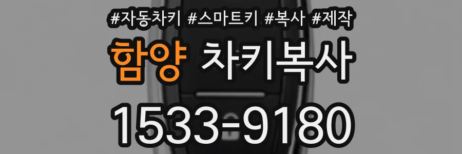 함양 차키복사