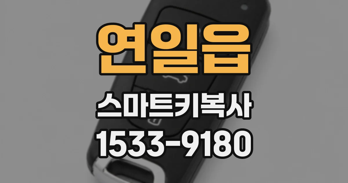 연일읍 스마트키복사