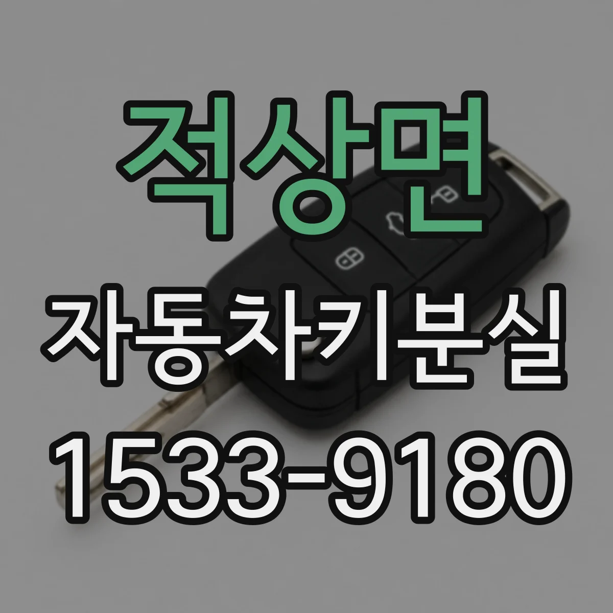 적상면 자동차키분실