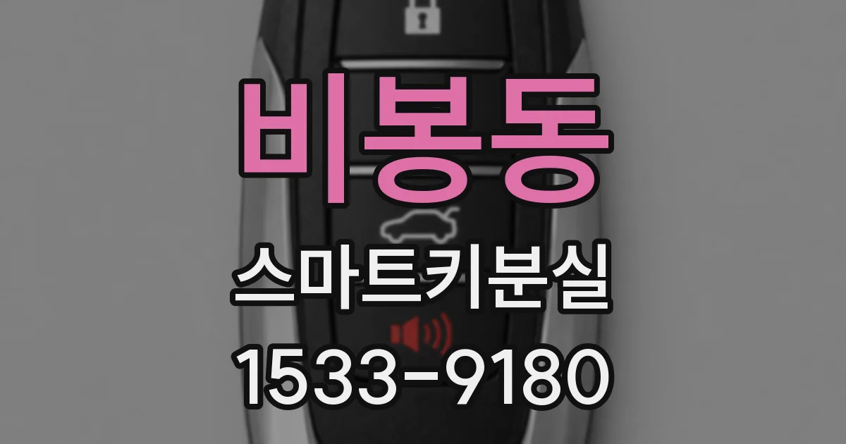 비봉동 스마트키분실
