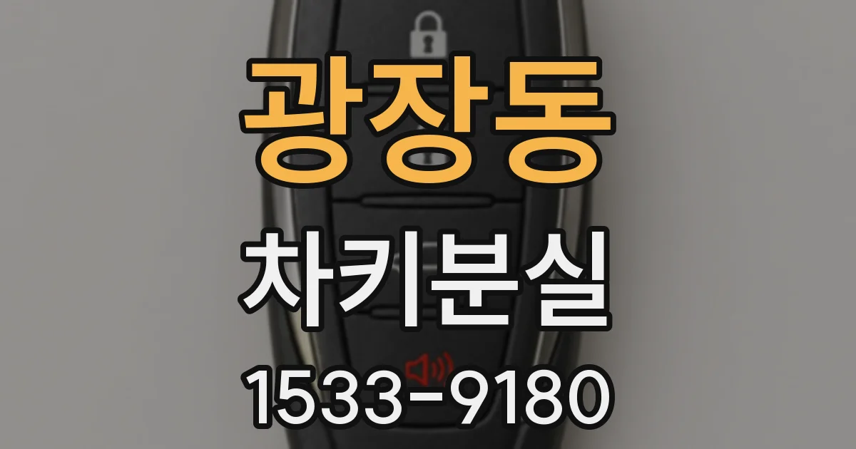 광장동 차키분실