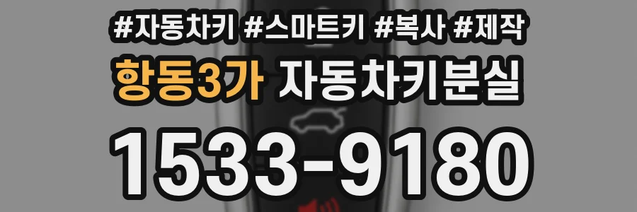 항동3가 자동차키분실