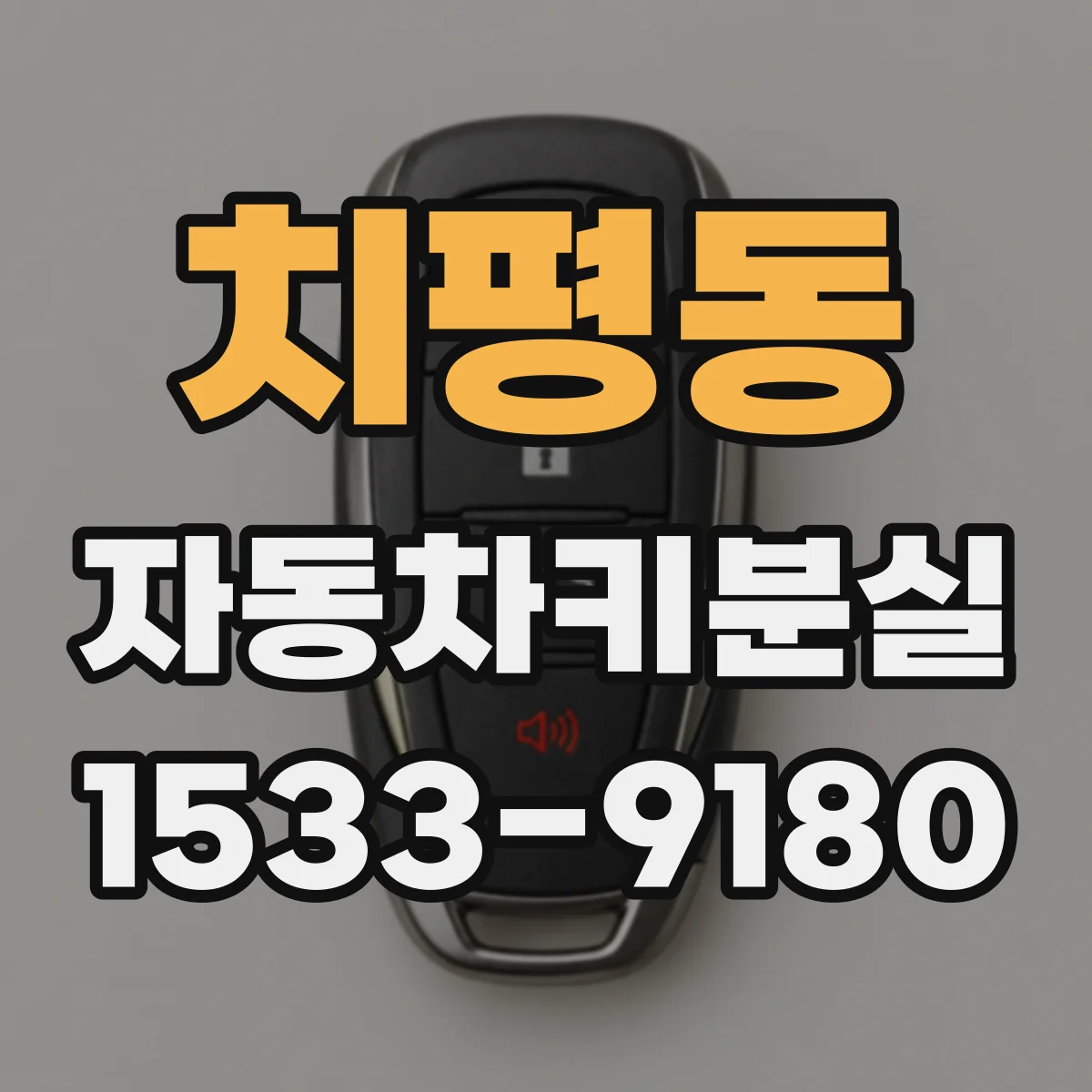 치평동 자동차키분실