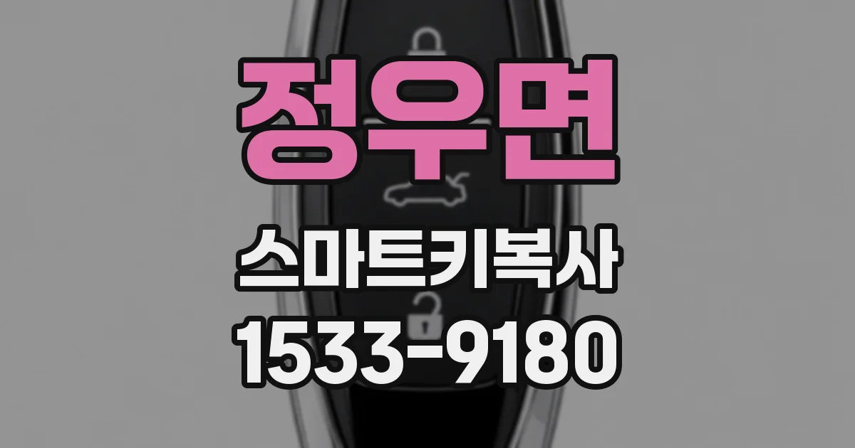 정우면 스마트키복사