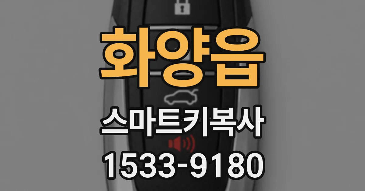 화양읍 스마트키복사