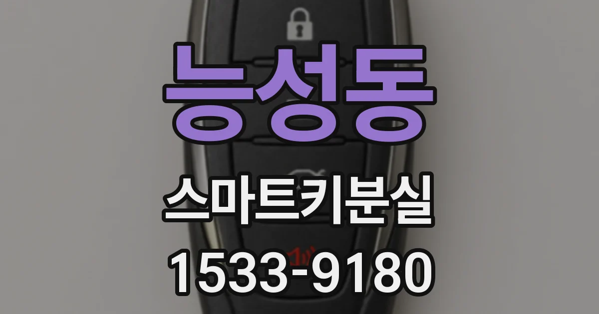능성동 스마트키분실