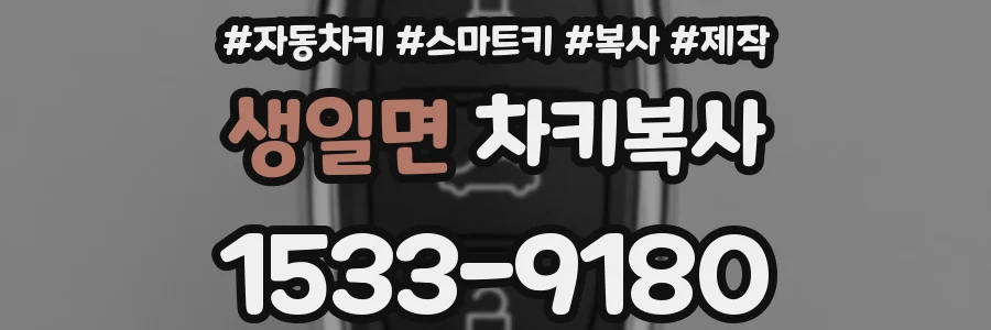 생일면 차키복사