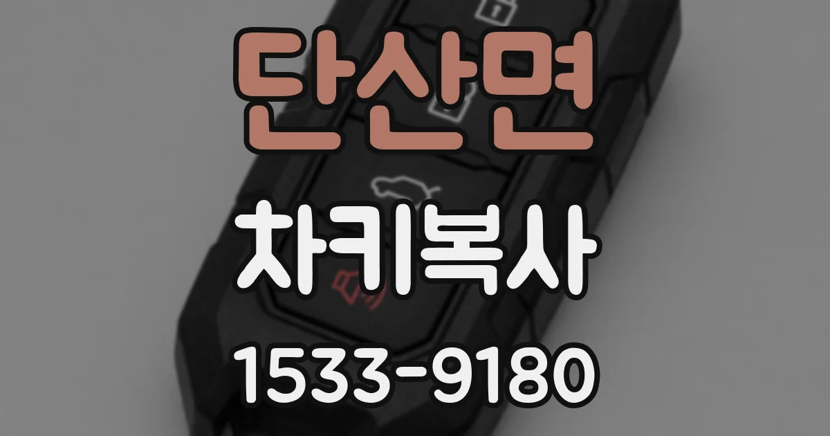 단산면 차키복사