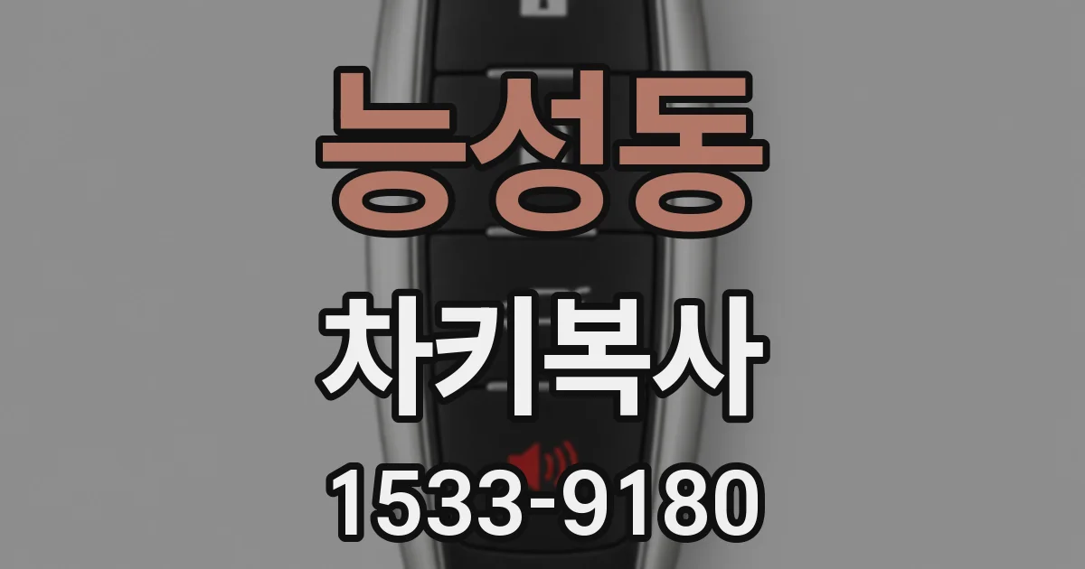 능성동 차키복사
