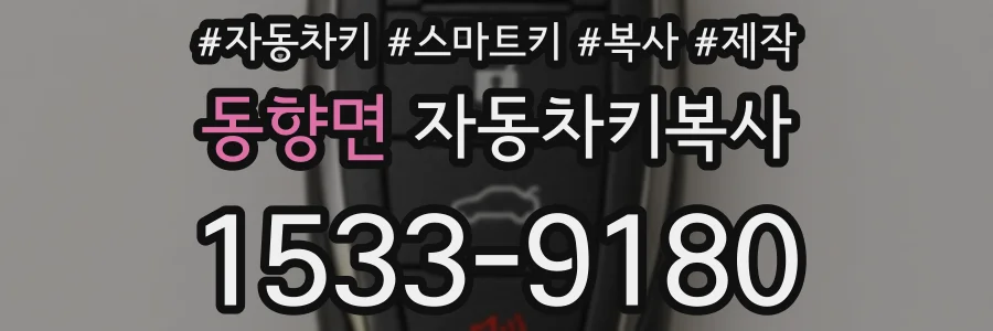 동향면 자동차키복사
