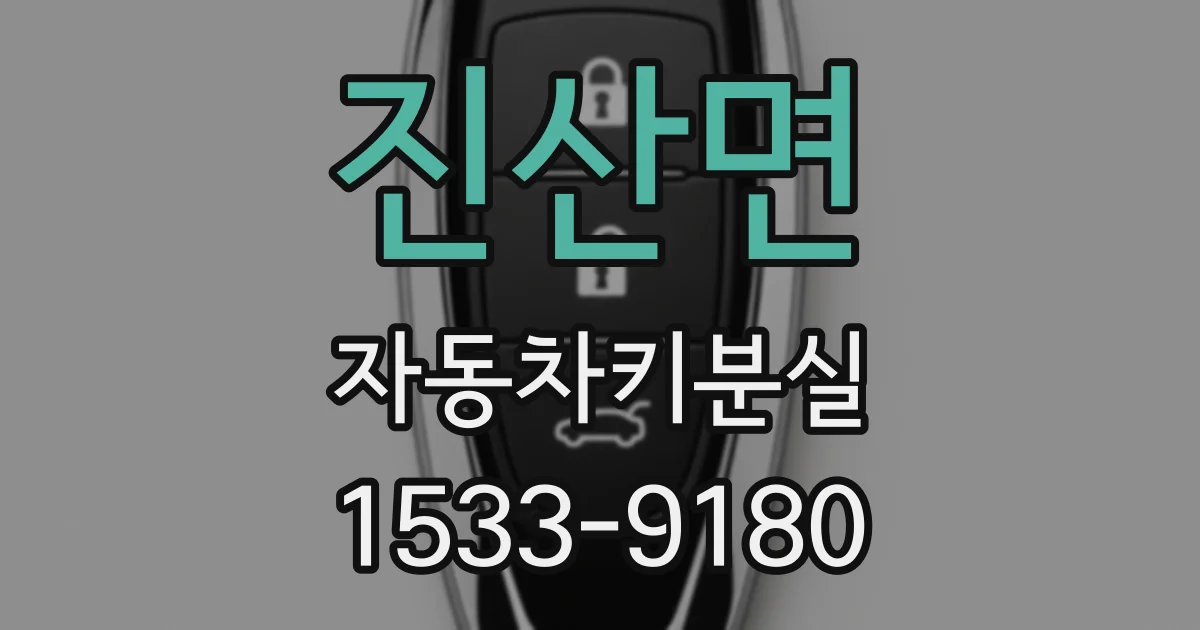 진산면 자동차키분실