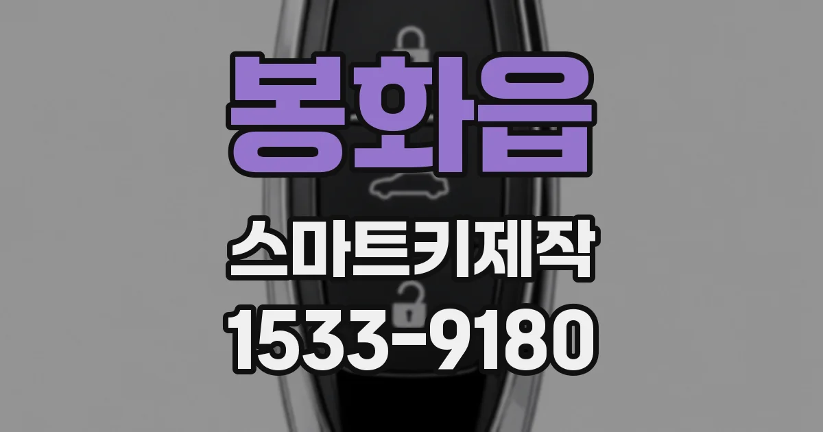 봉화읍 스마트키제작