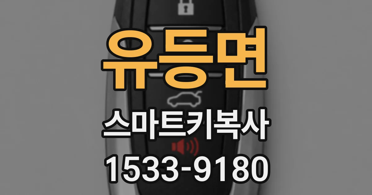 유등면 스마트키복사