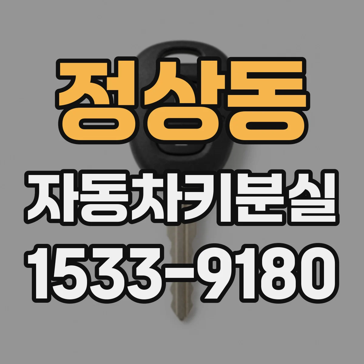 정상동 자동차키분실