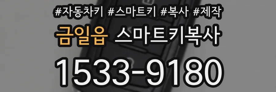 금일읍 스마트키복사