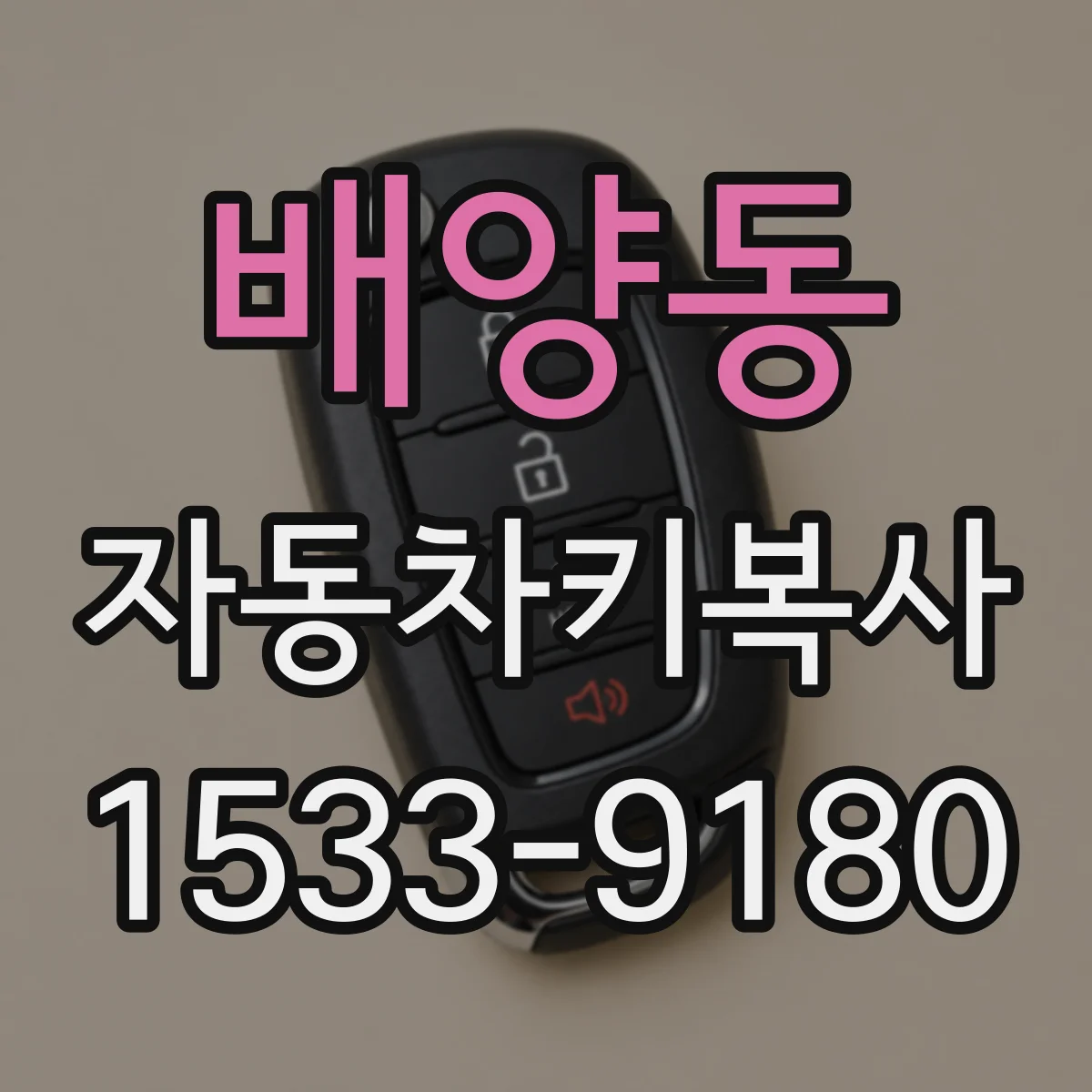 배양동 자동차키복사