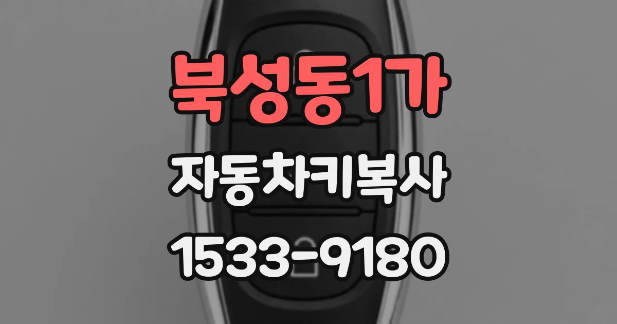 북성동1가 자동차키복사