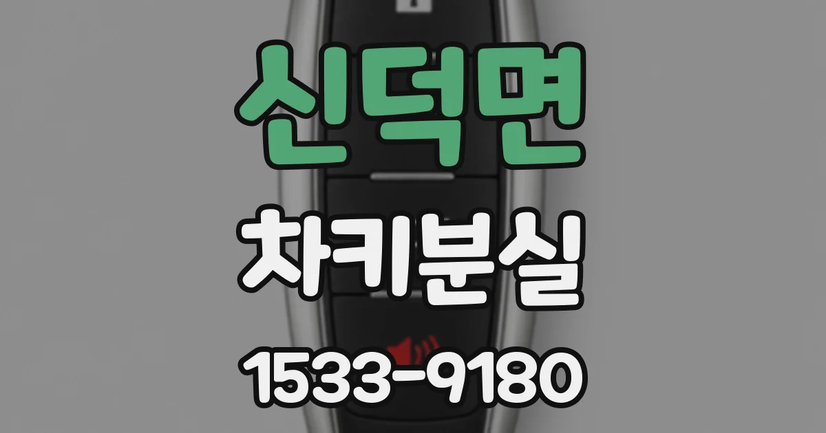 신덕면 차키분실