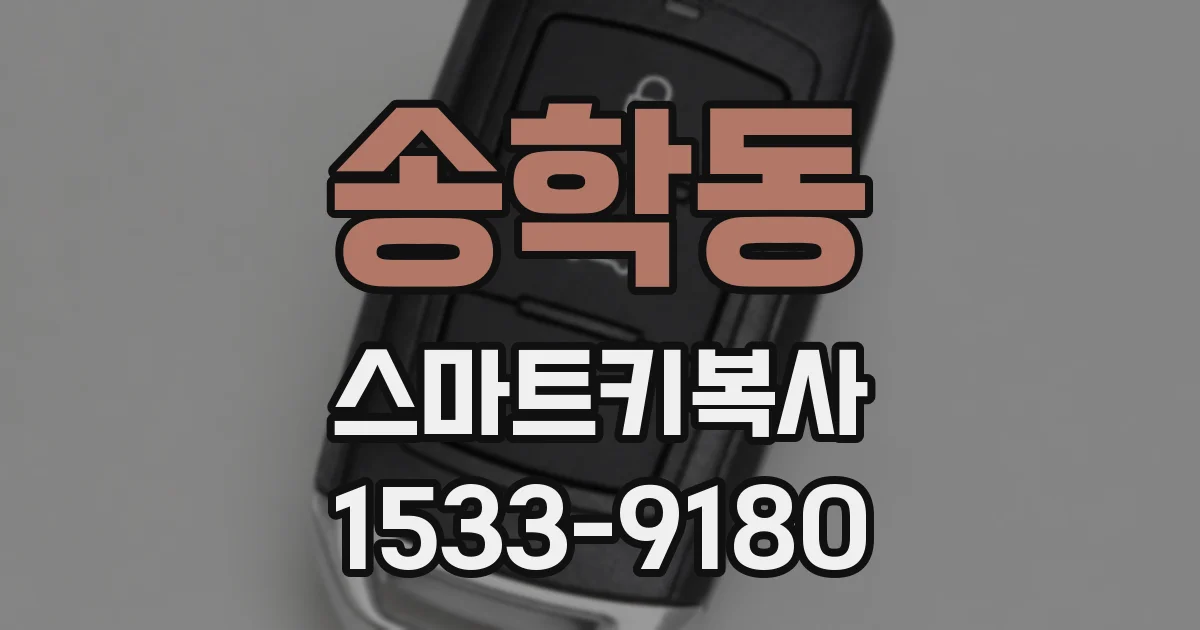 송학동 스마트키복사